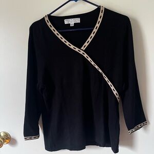 Black  Top large carolyn taylor